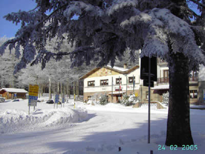 Vista dell'Albergo Le Macinaie